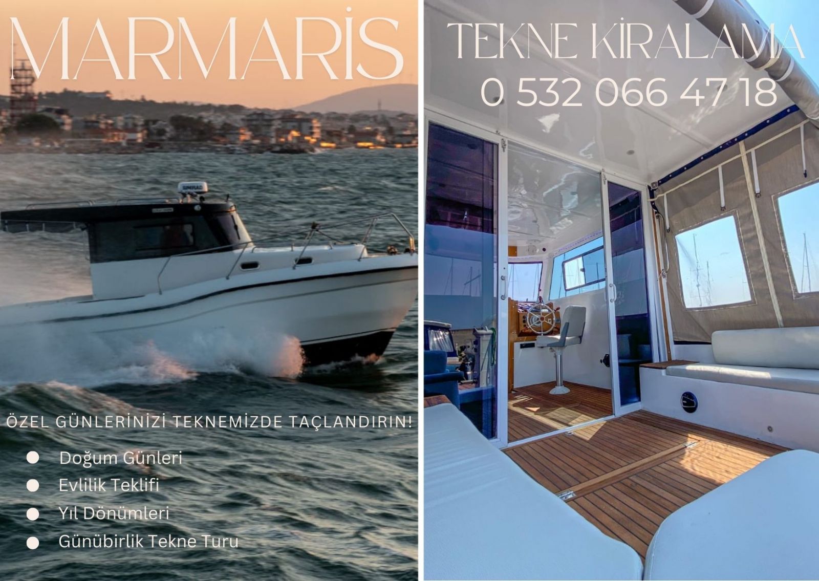 Marmaris Tekne Kiralama Fiyatı